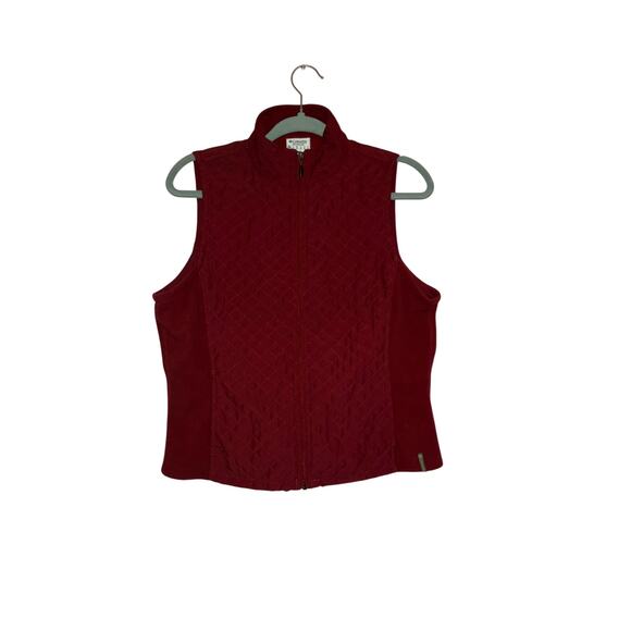 Columbia red quilted vest size small - Picture 1 of 6